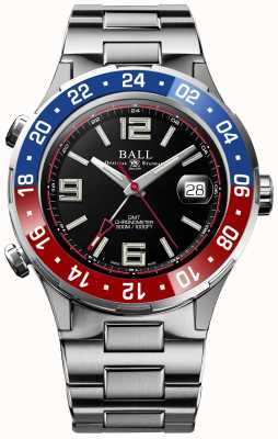 Ball Watch Company Roadmaster Pilot gmt Limited Edition schwarzes Zifferblatt DG3038A-S2C-BK