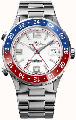 Ball Watch Company Roadmaster Pilot gmt Limited Edition weißes Zifferblatt DG3038A-S2C-WH