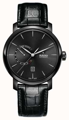 RADO Diamaster Automatik-Gangreserve schwarz monochrome Uhr R14137156