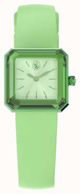 Swarovski Lucent | grünes Silikonband | grünes Zifferblatt 5624379