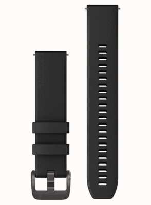 Garmin Schnellverschlussband (20 mm), schwarzes Silikon/Rotguss-Hardware – nur Band 010-13114-00