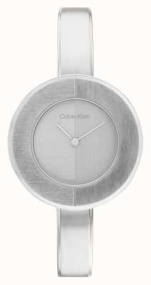 Calvin Klein Silbernes Damenzifferblatt | Armbanduhr aus Edelstahl 25200022