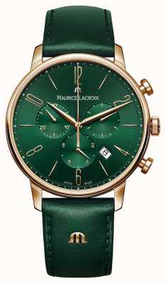 Maurice Lacroix Herren Eliros Schwarzes Lederarmband Schwarzes EL1118 -SS001-310-1 - First Class Watches™ AUT