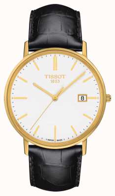 Tissot Goldrun-Saphir-Lederarmband aus 18 Karat Gold T9224101601100