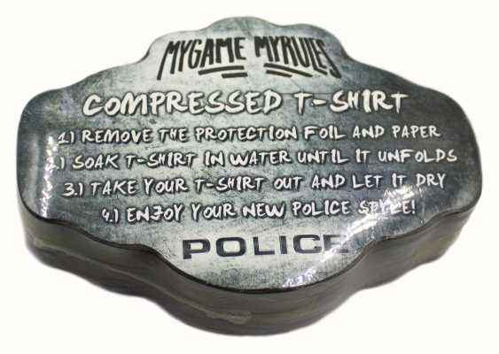 Police Komprimiertes T-Shirt „Mein Spiel, meine Regeln“ POLICE-TSHIRT