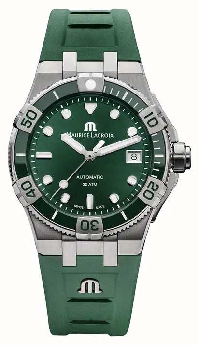 Maurice Lacroix Aikon Venturer Automatik (38 Mm), Grünes Zifferblatt /  AI6057-SSL50-630-5 - First Class Watches™ AUT | Schweizer Uhren