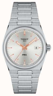 Tissot Prx 40 205 35 mm Silber/Roségold T1372101103100