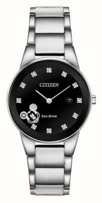 Citizen Eco-Drive-Uhr von Disney Mickey Mouse mit Diamanten GA1051-58W