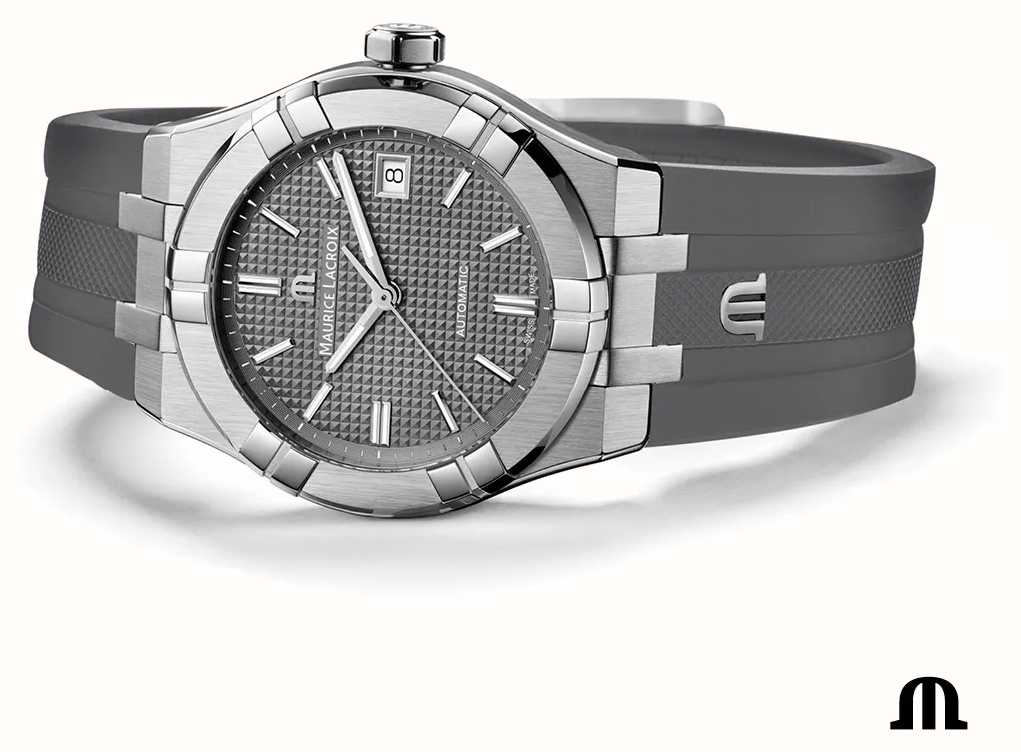 First Maurice AUT Aikon Watches™ - Automatik Lacroix Graues Mm), AI6007-SS000-230-2 Class (39