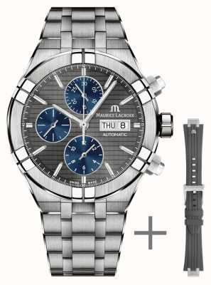 Maurice Lacroix Automatik Watches™ AUT First Aikon Blaues Mm), AI6007-SS002-430-2 Class - (39
