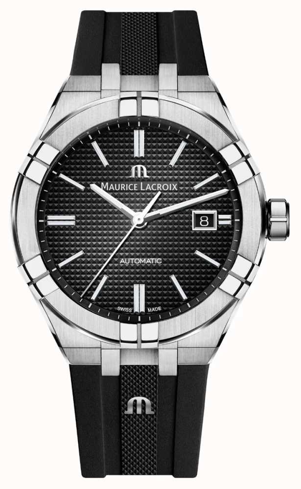 Maurice Lacroix Aikon AUT (42 Watches™ Automatik AI6008-SS000-330-2 First Class - Mm), Schwarzes